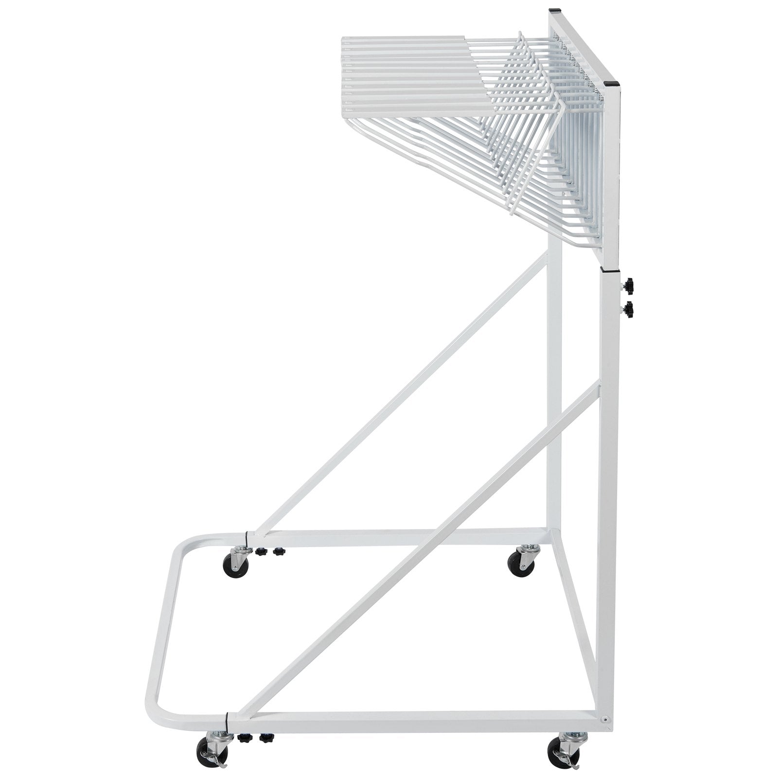 Blueprint Storage Rack Mobile 12 Pivot Brackets Adjustable Height Length