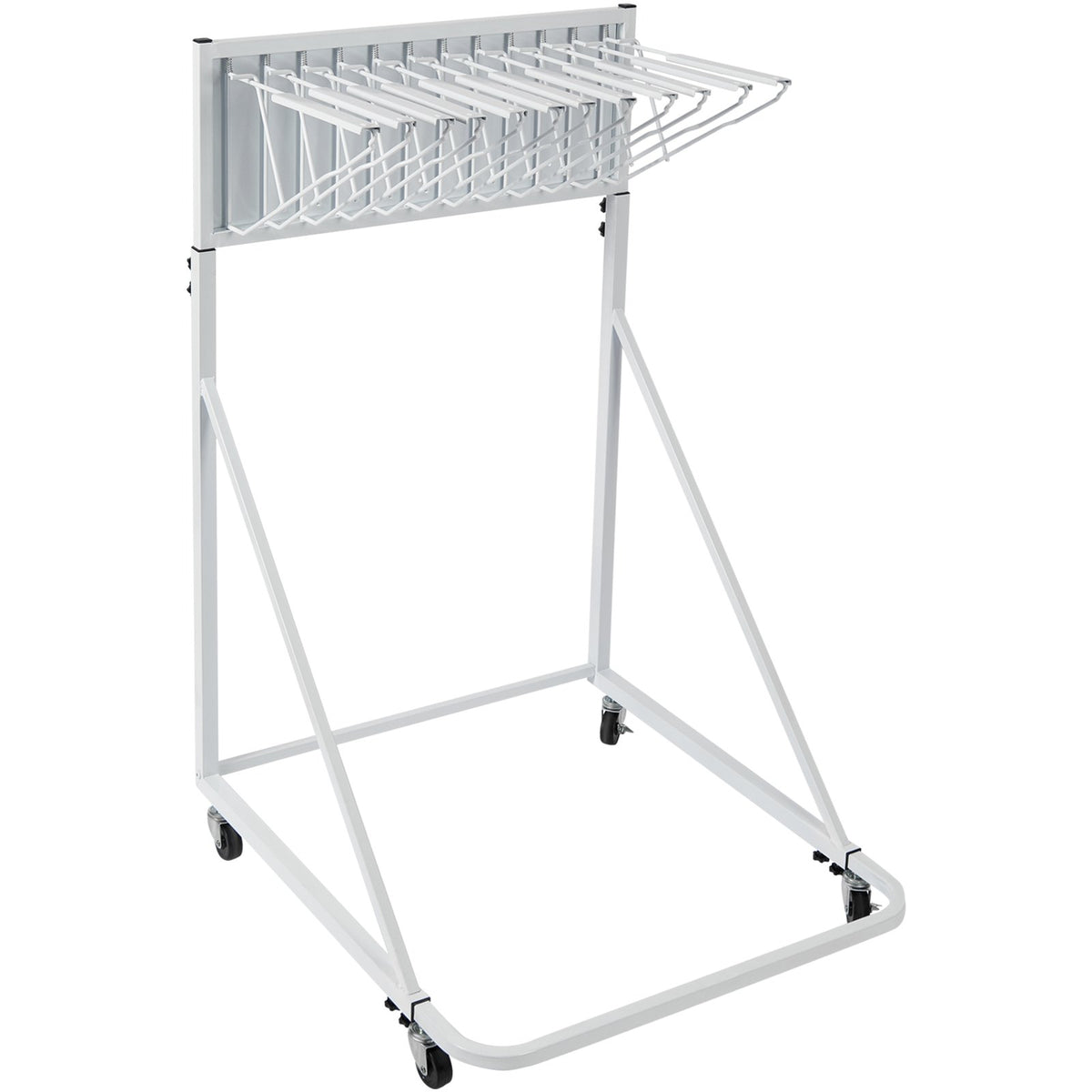 Blueprint Storage Rack Mobile 12 Pivot Brackets Adjustable Height Length