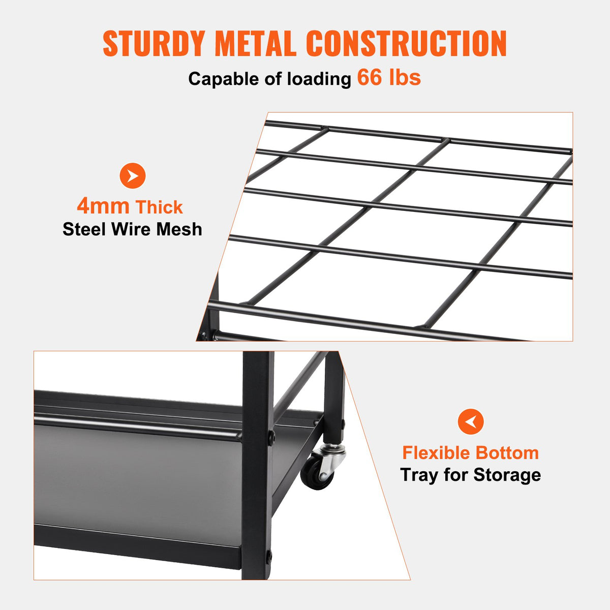 Blueprint Storage Rack 20-Slot Mobile Metal Holder with Wheels for Maps Posters