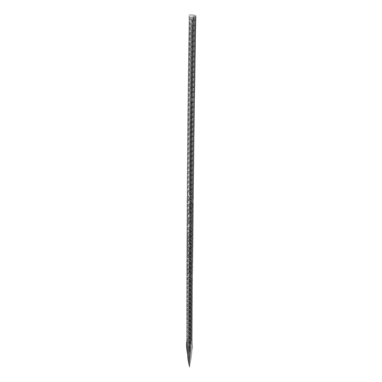 Rebar Stakes 609.6mm 12mm Galvanized Steel Chisel Point Rust-Resistant 20Pack