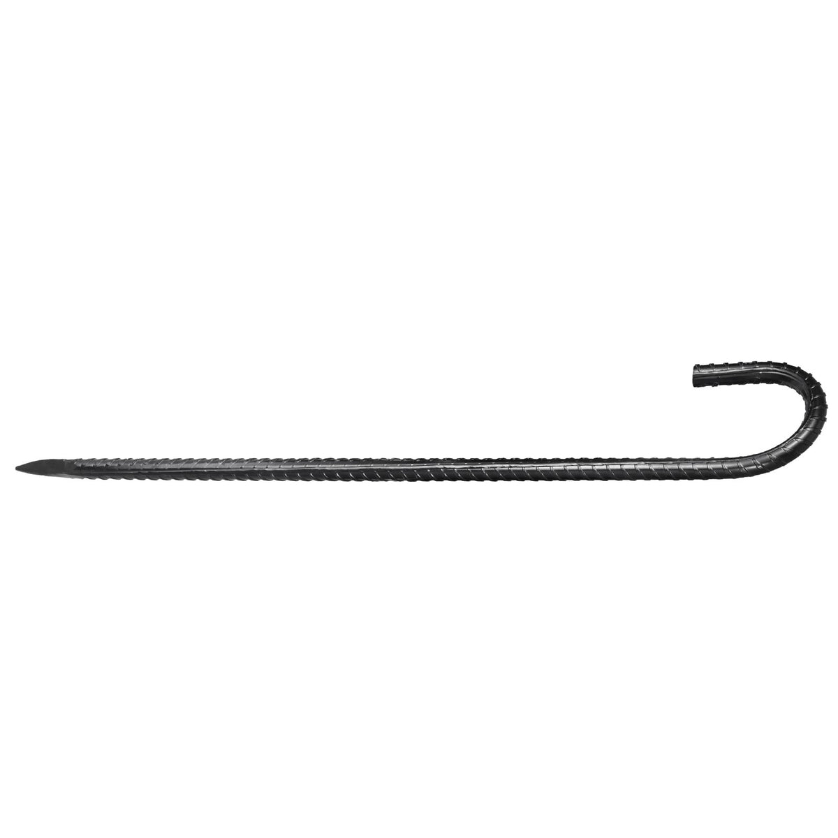 Rebar Stakes Galvanized Steel J Hook Ground Anchors 24-Pack 406.4mm
