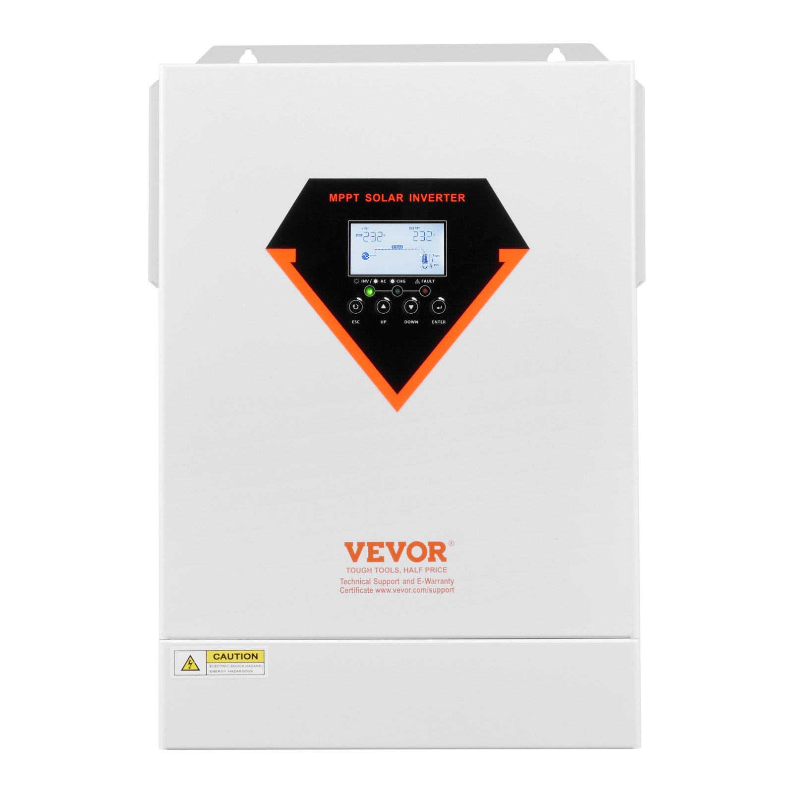 Hybrid Solar Inverter 6000W Pure Sine Wave with 120A MPPT Charger Controller