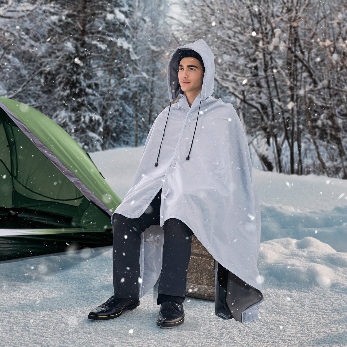 Wearable Waterproof Camping Blanket 2m x 1.5m ForPicnic & Travel