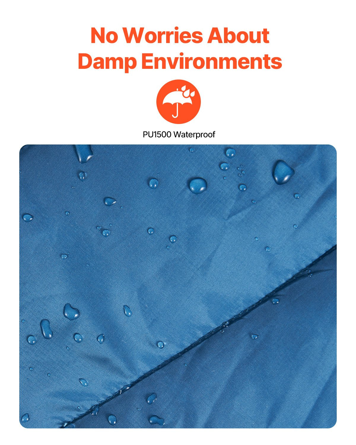 Wearable Waterproof Camping Blanket 1.9m x 1.32m For Picnic & Travel