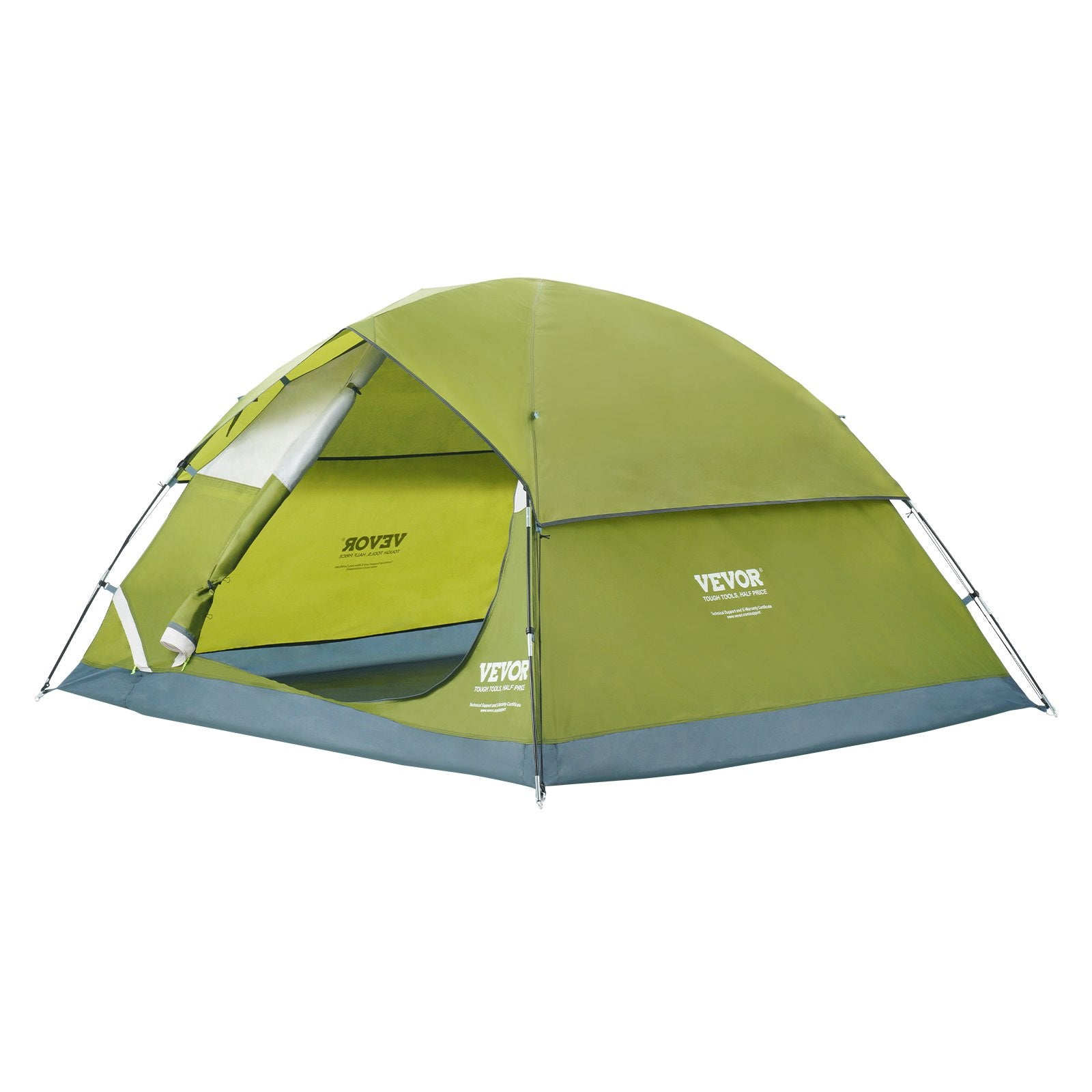 Camping Tent 7x7x4ft Waterproof Lightweight 6-Person Door Window Tent