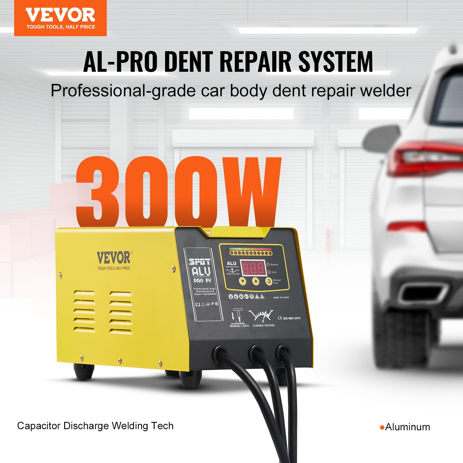 Spot Welder Dent Puller 300W Kit with Heat Gun for Aluminum Car Panels