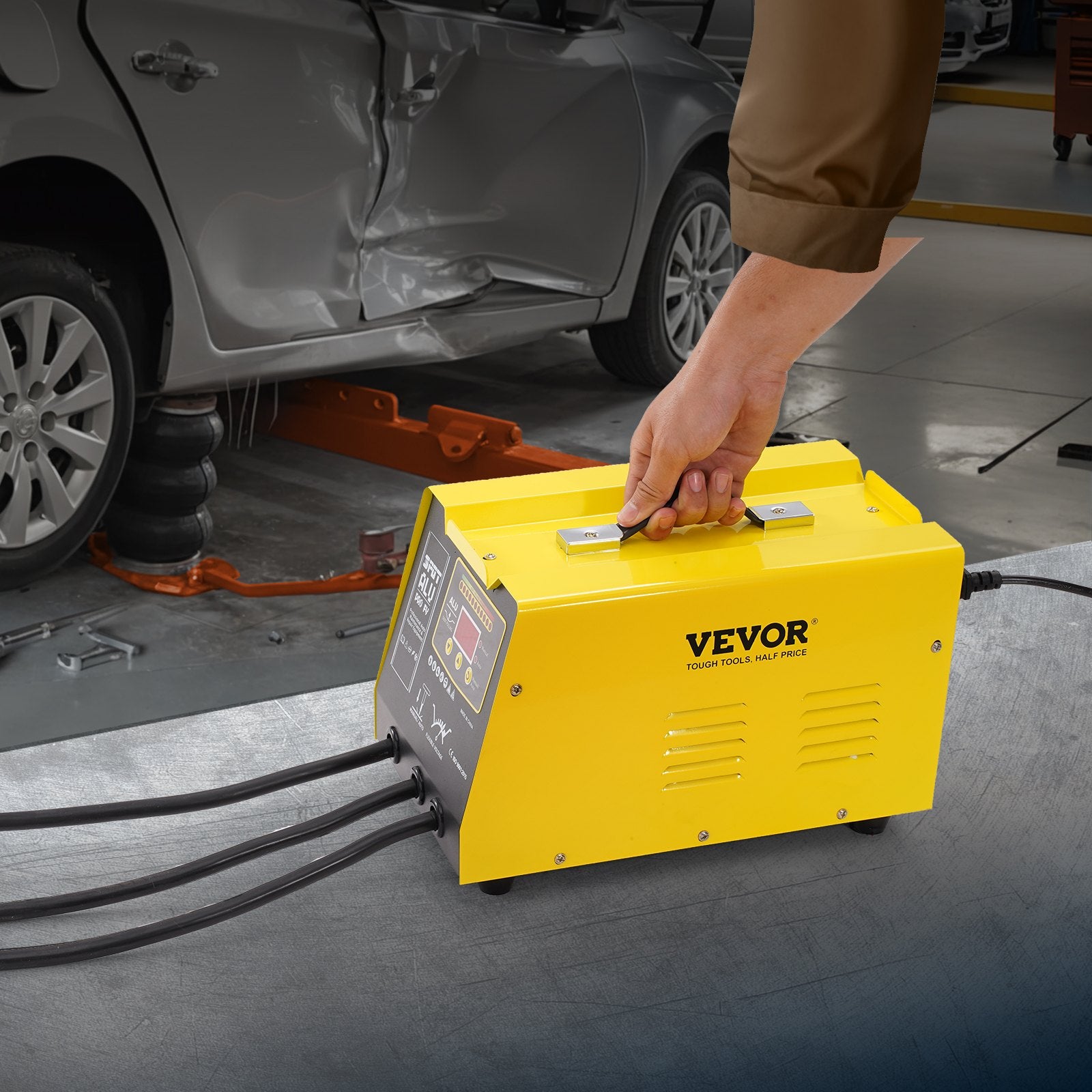 Spot Welder Dent Puller 300W Kit with Heat Gun for Aluminum Car Panels