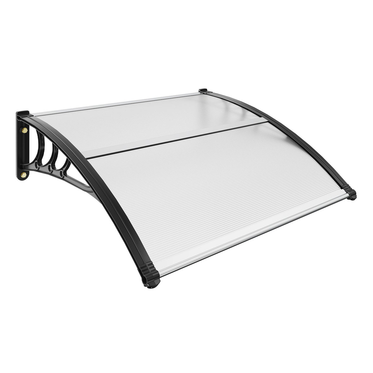 Window Door Awning Canopy 40x40in Polycarbonate Outdoor Entry Overhang