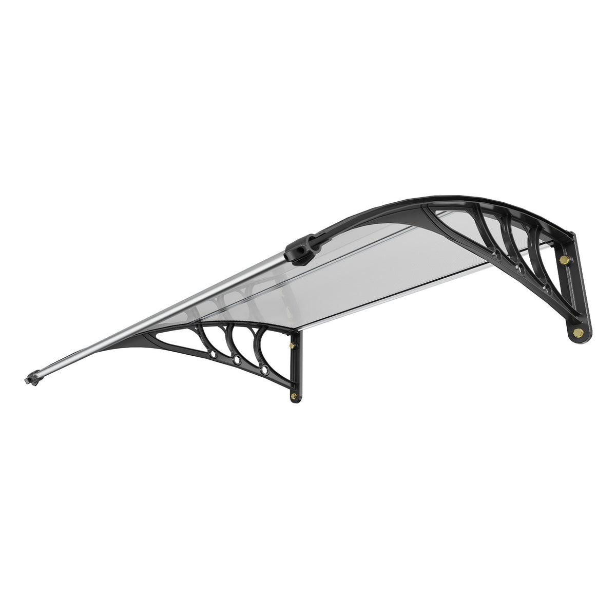 Window Door Awning Canopy 40x40in Polycarbonate Outdoor Entry Overhang