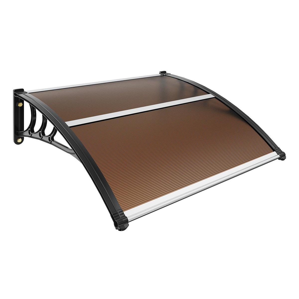 Window Door Awning Canopy 40x40in UPF50+ Polycarbonate Outdoor Overhang