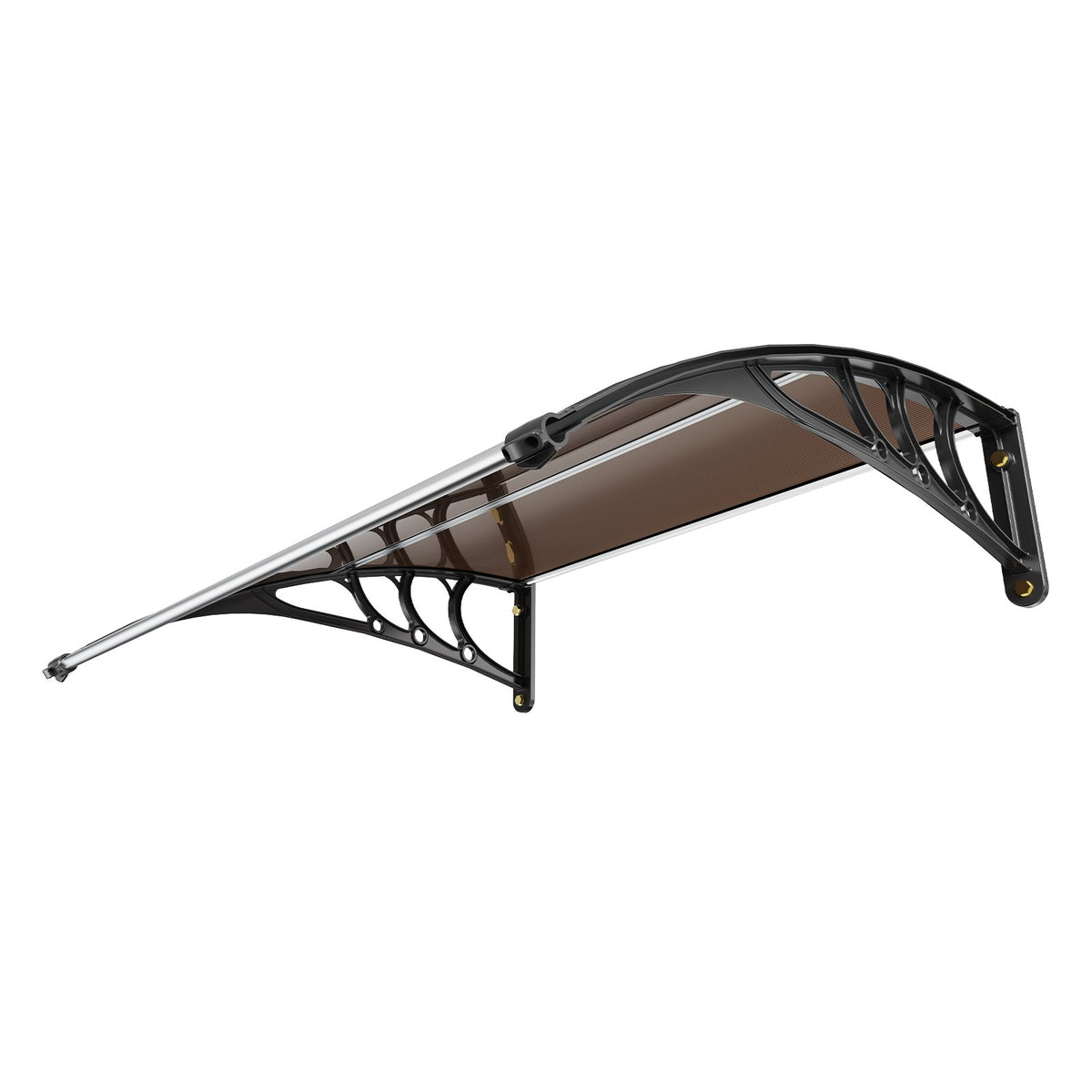 Window Door Awning Canopy 40x40in UPF50+ Polycarbonate Outdoor Overhang