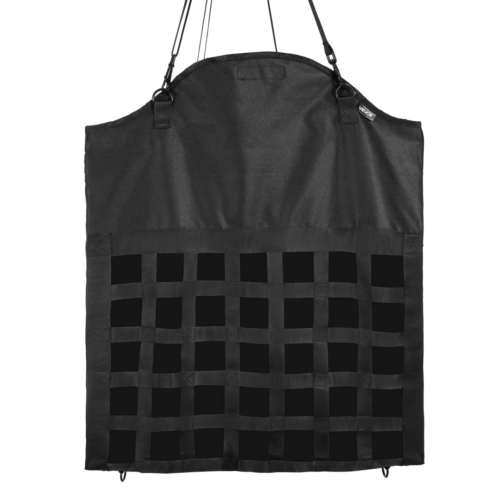 Hay Bag for Horses 55x18.5x64cm 46x46mm Holes Nylon PVC Slow Feed Adjustable