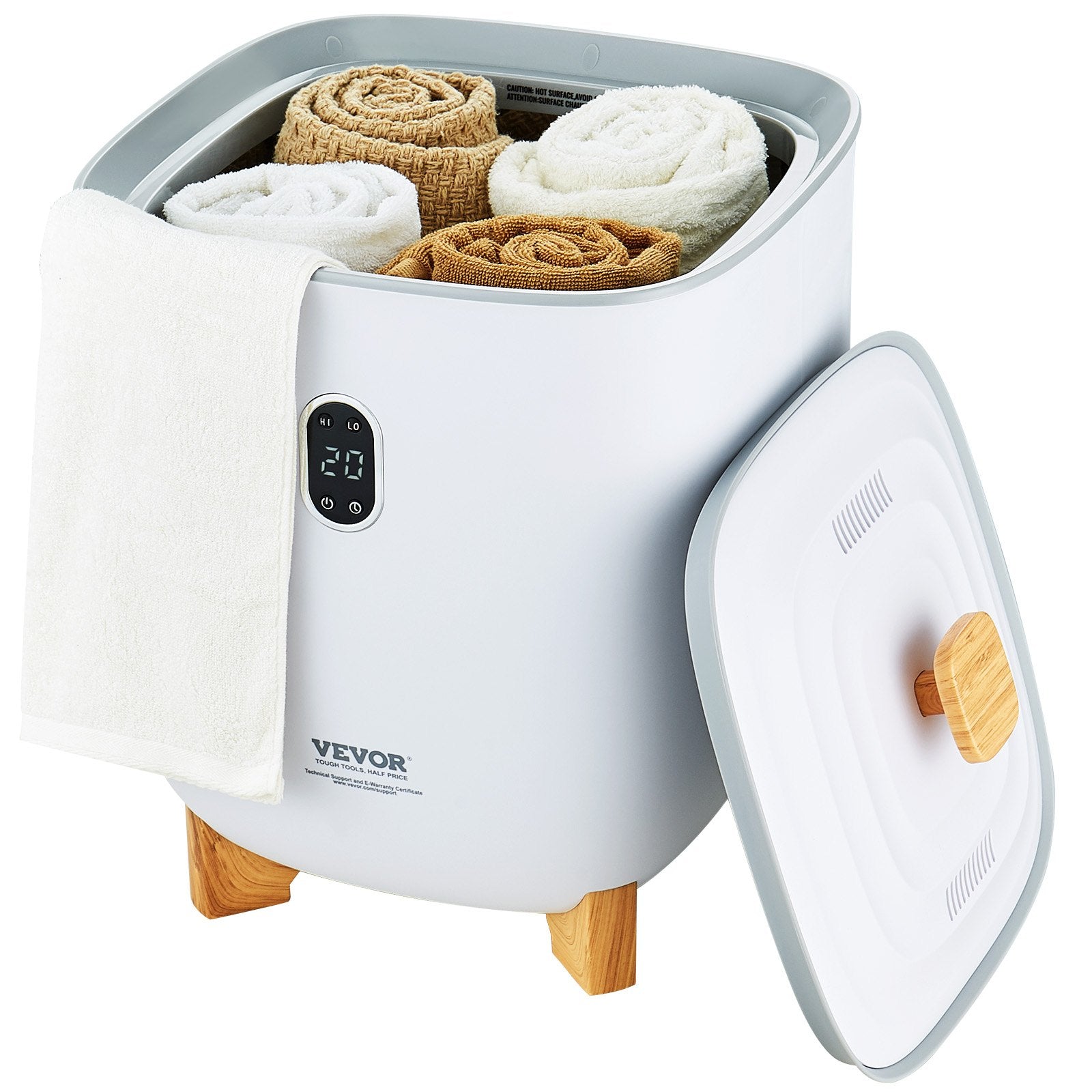 Towel Warmers for Bathroom 25L Bucket Auto Shut Off Fits Up to 5 Oversized Towel