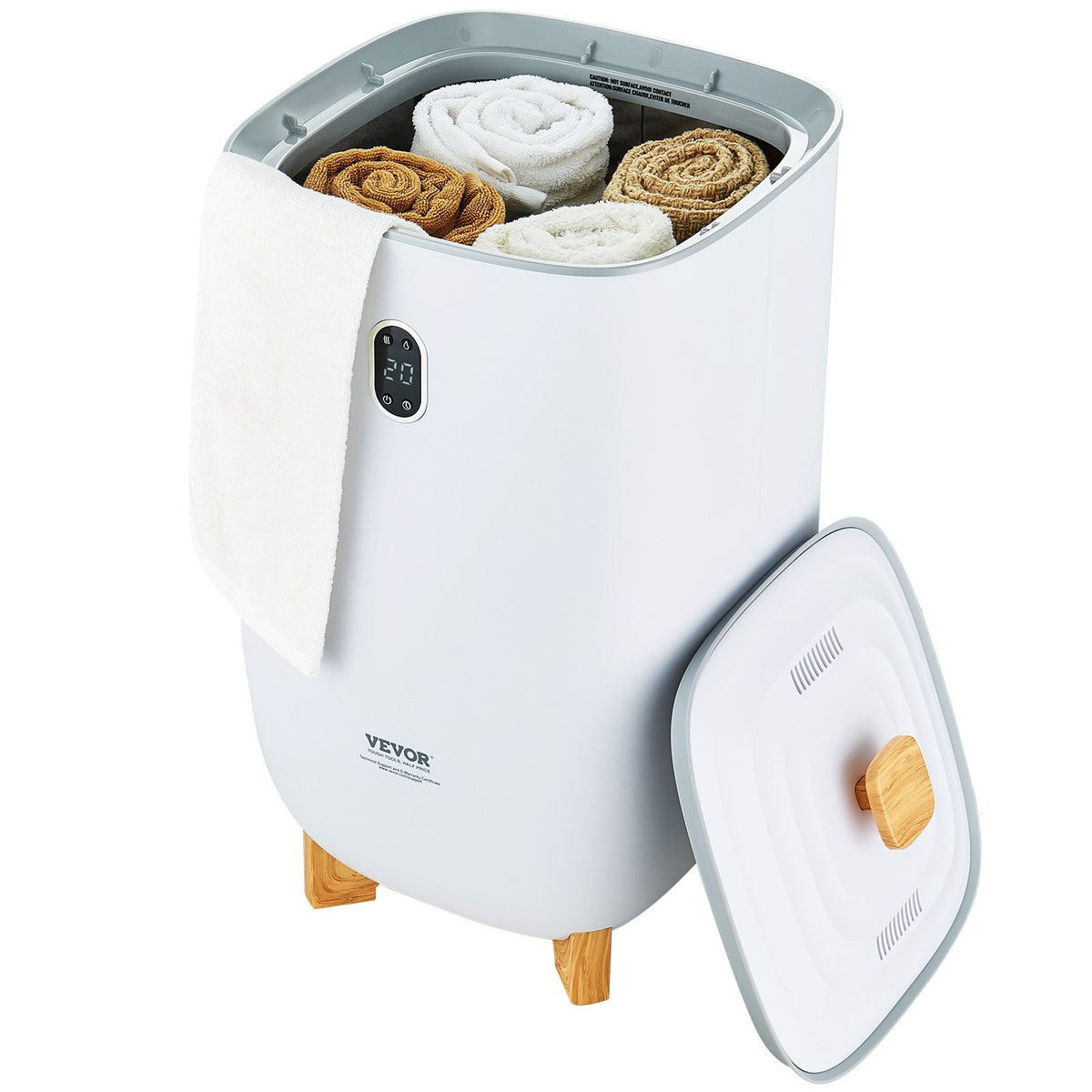 Towel Warmers for Bathroom 35L Bucket Auto Shut Off Fits Up to 6 Oversized Towel