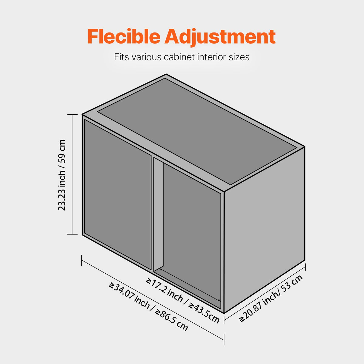 Swing Left Blind Corner Cabinet Organizer, 2 Tier Height Adjustable Soft Close