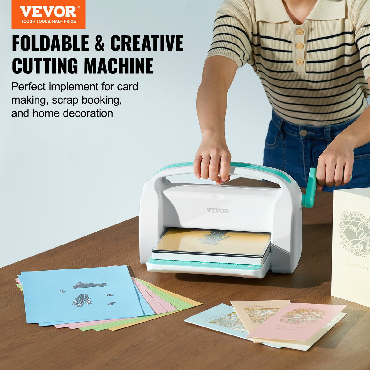 Manual Die Cutting Embossing Machine A4 A5 Craft Scrapbooking Kit