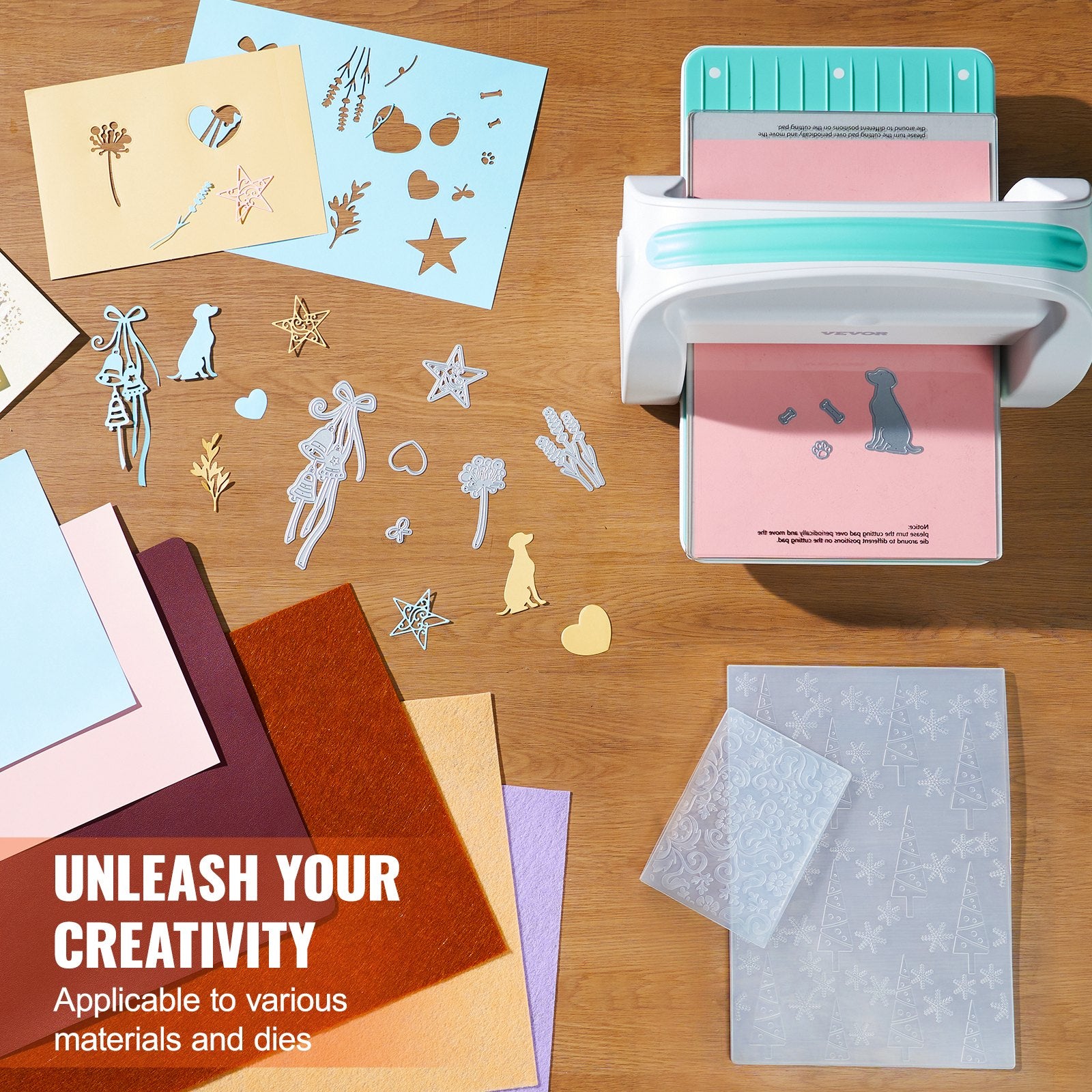 Manual Die Cutting Embossing Machine A4 A5 Craft Scrapbooking Kit
