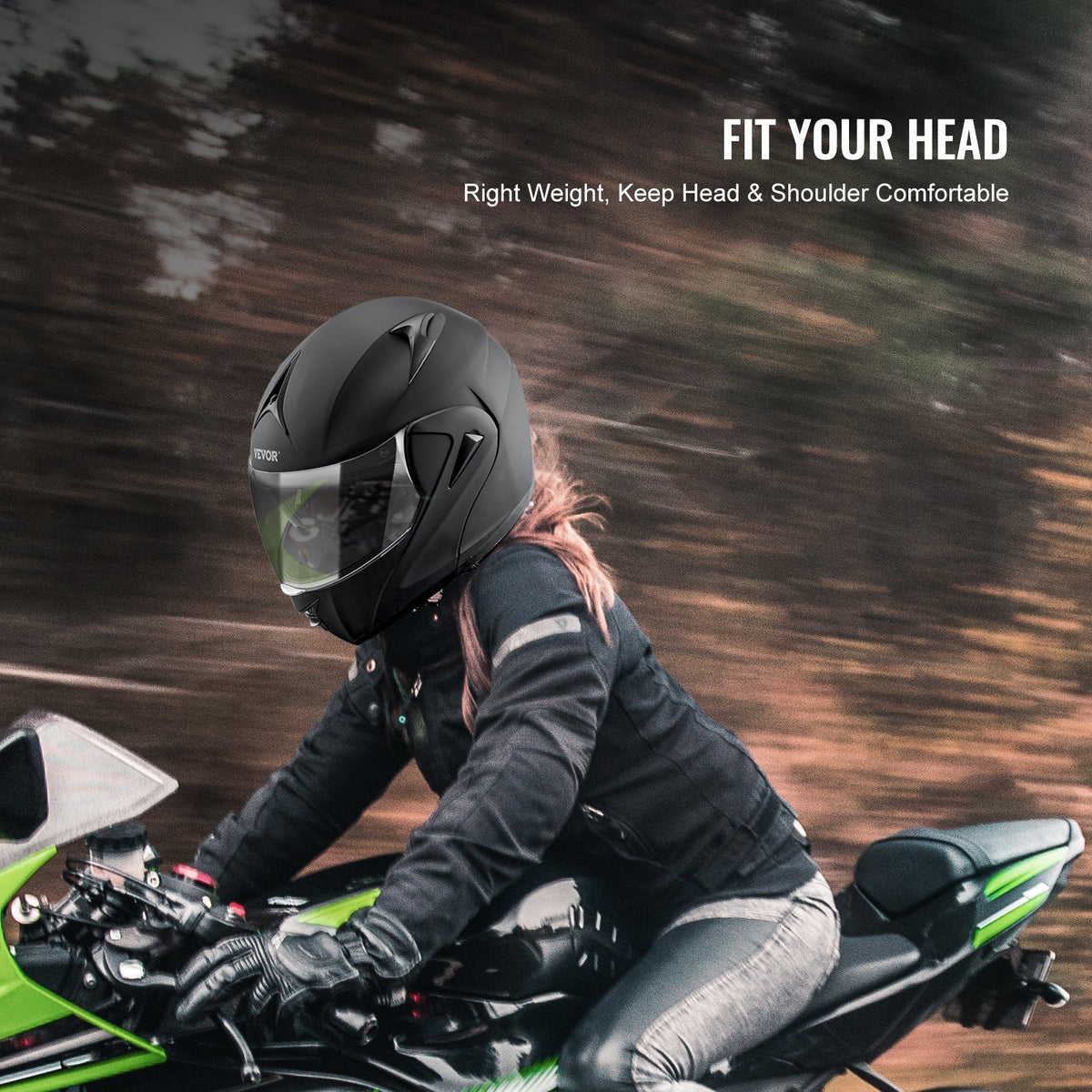 Motorcycle Helmet ABS Smart Street Bluetooth Slot DOT Approved Size M