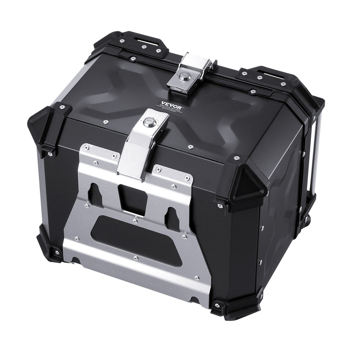 45L Motorcycle Top Case Aluminium Waterproof Tail Box with Lock