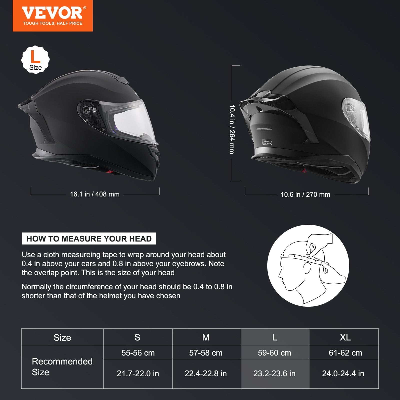 Motorcycle Helmet Full Face Smart ABS Bluetooth Slot Interchangeable Street DOT