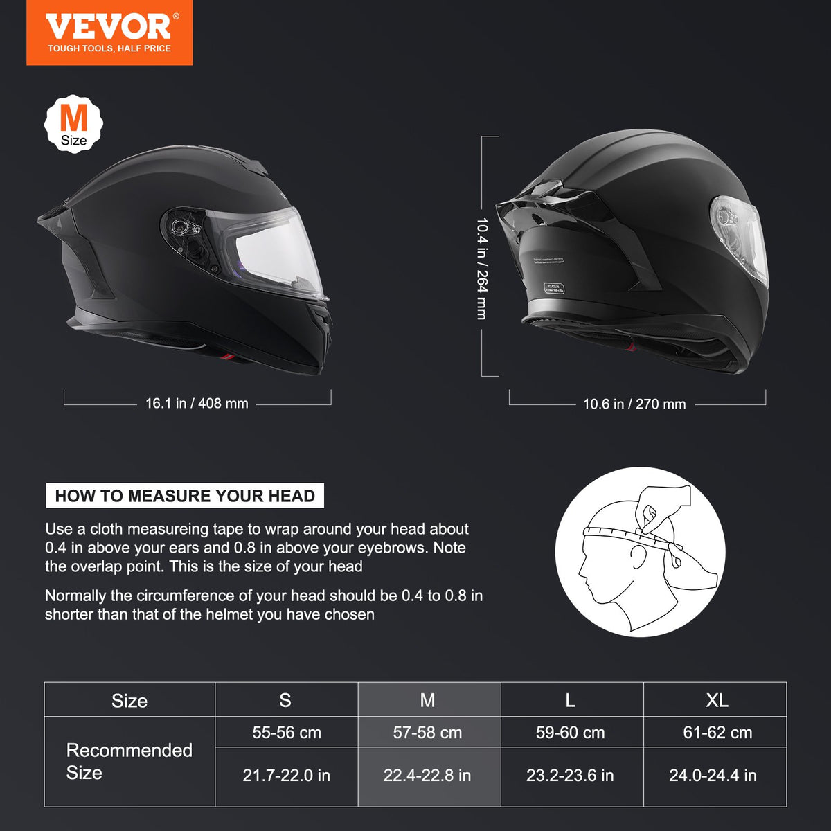 Motorcycle Helmet Full Face Smart ABS Bluetooth Slot Interchangeable Street DOT