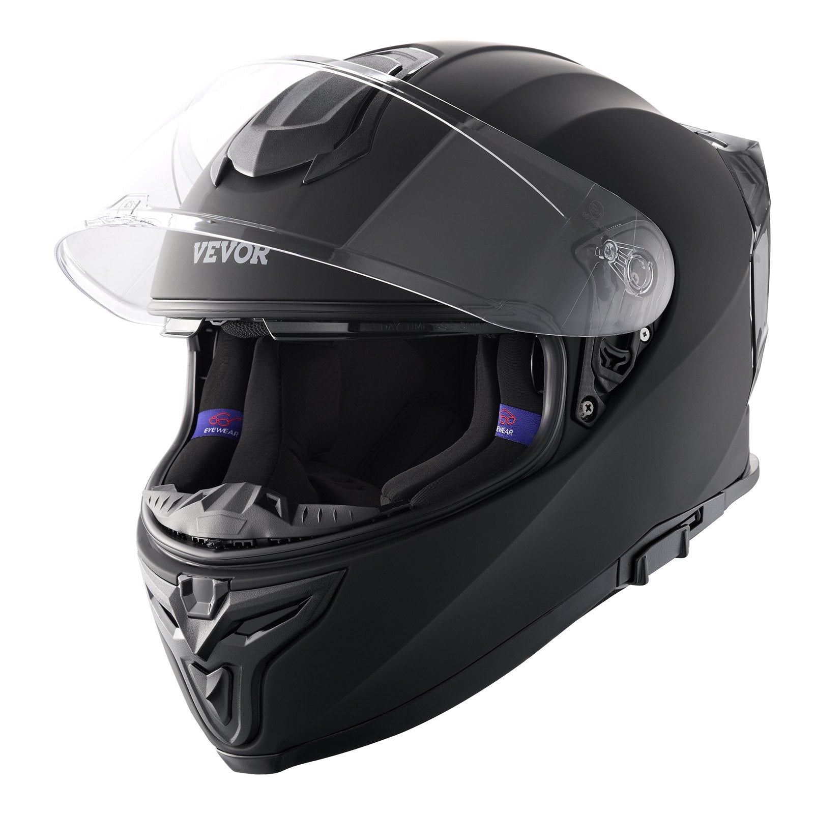 Motorcycle Helmet Full Face Smart ABS Bluetooth Slot Interchangeable DOT