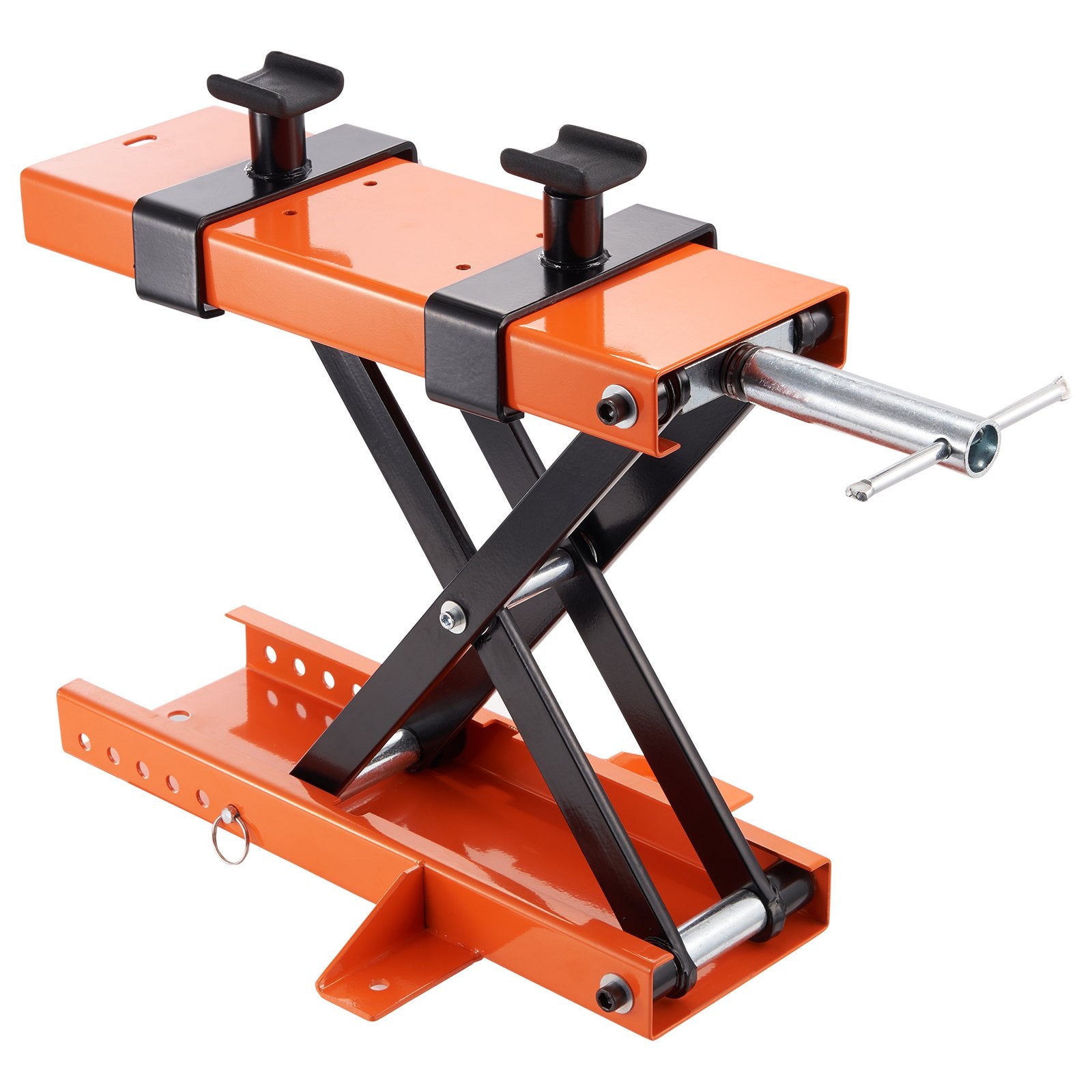 Motorcycle Center Scissor Lift Jack 500KG with Saddle Safety Pin Street Bikes