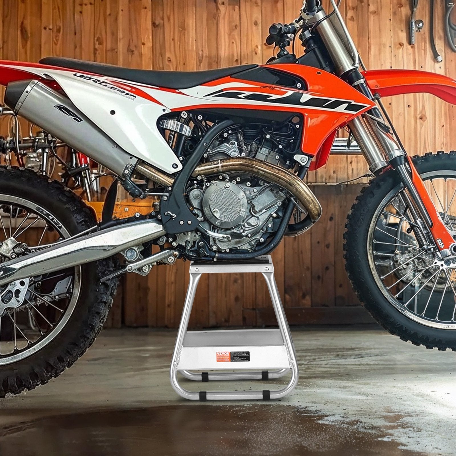 1100lbs Dirt Bike Stand Heavy Duty Steel Universal Non-Slip Motorcycle Pit Stand