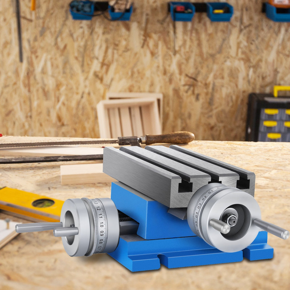 Milling Machine Cross Slide Worktable 4"x7.3", 2-Axis Compound Precision