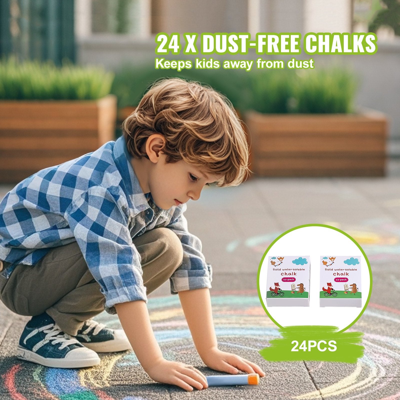 Easel Accessory Set, 32PCS Art Kit with Chalks, Markers & Paper Rolls for Kids