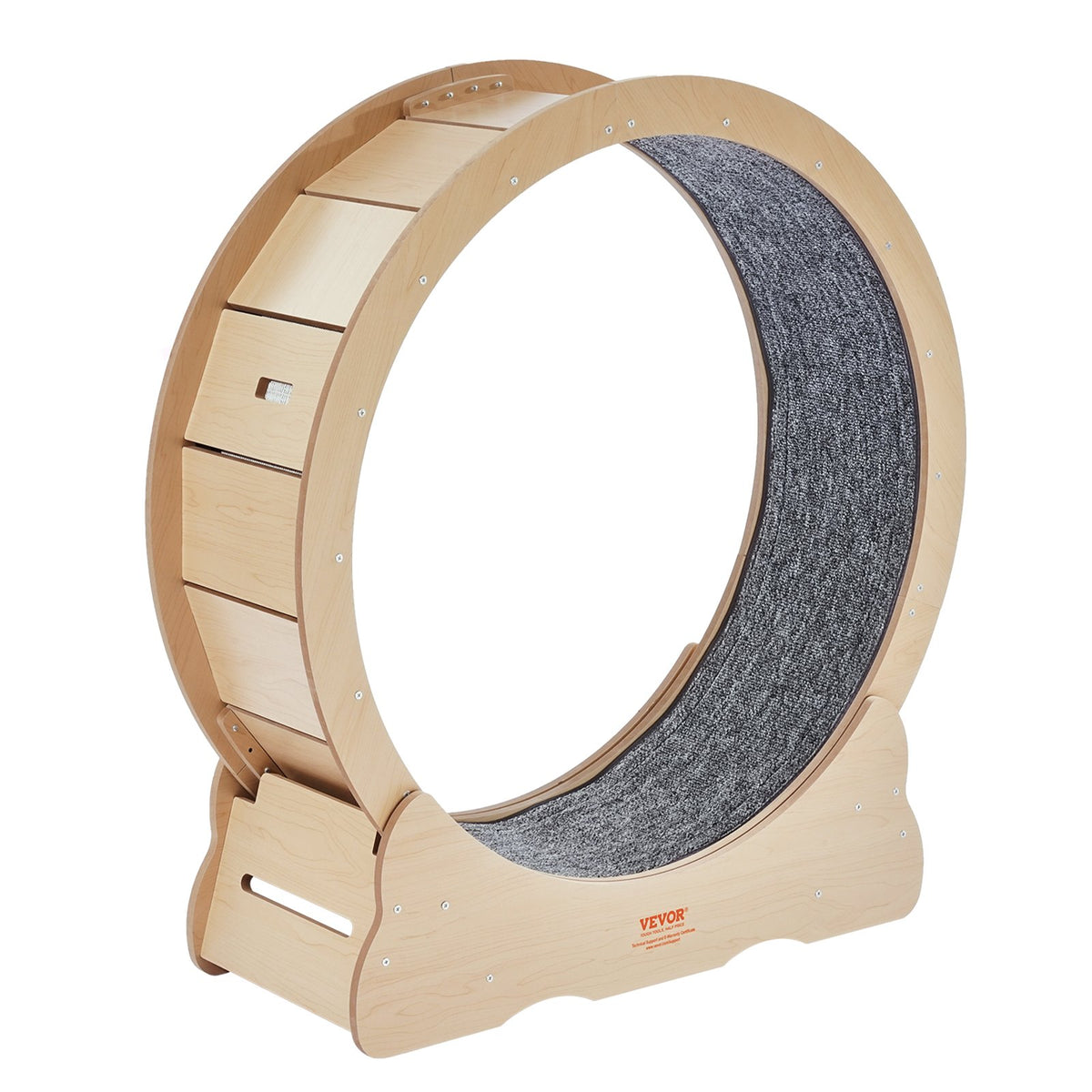 Cat Exercise Wheel 35.8in Large Treadmill Detachable Carpet Cat Teaser
