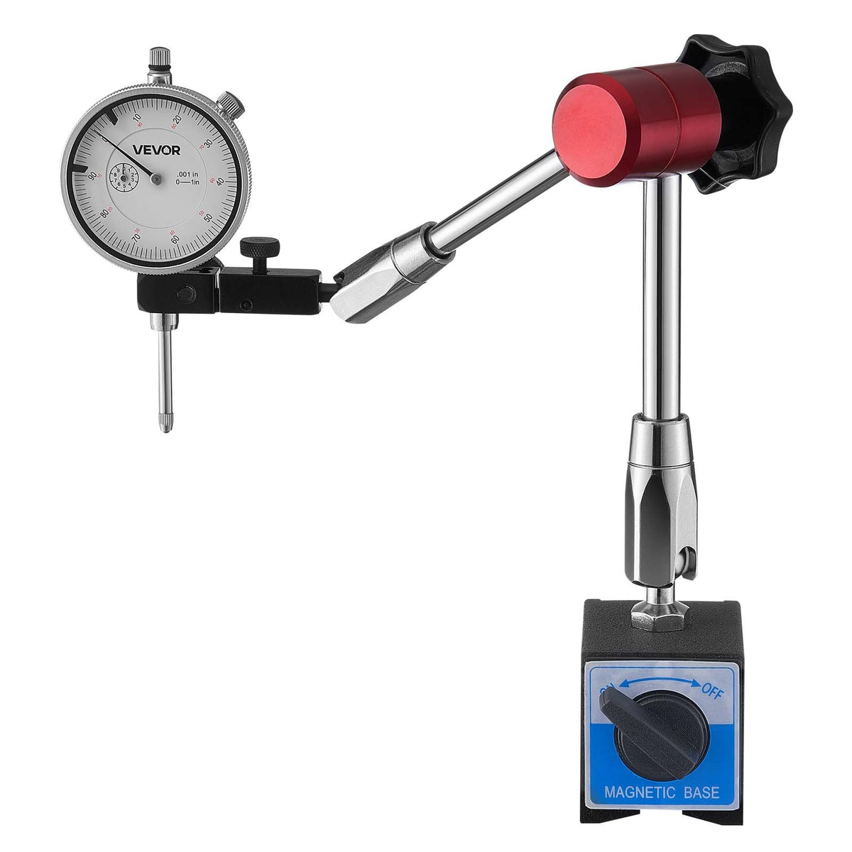 Dial Test Indicator with Magnetic Flexible Base with 0.03 mm Accuracy
