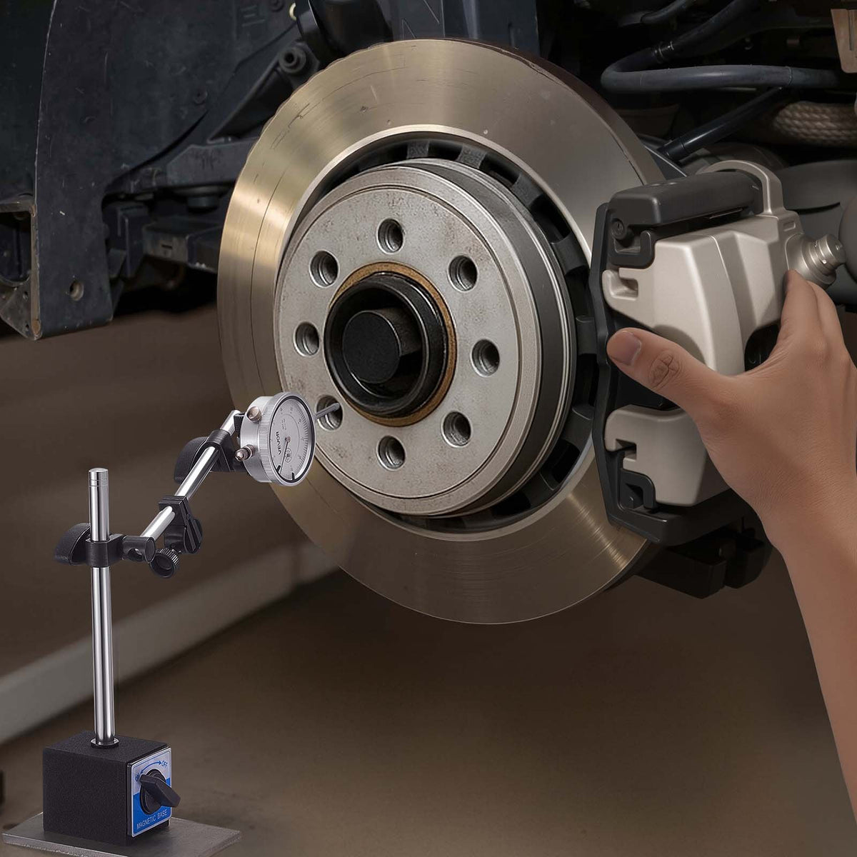 Dial Test Indicator 0.03mm Accuracy 0-25.4mm Range Large Dial Precision