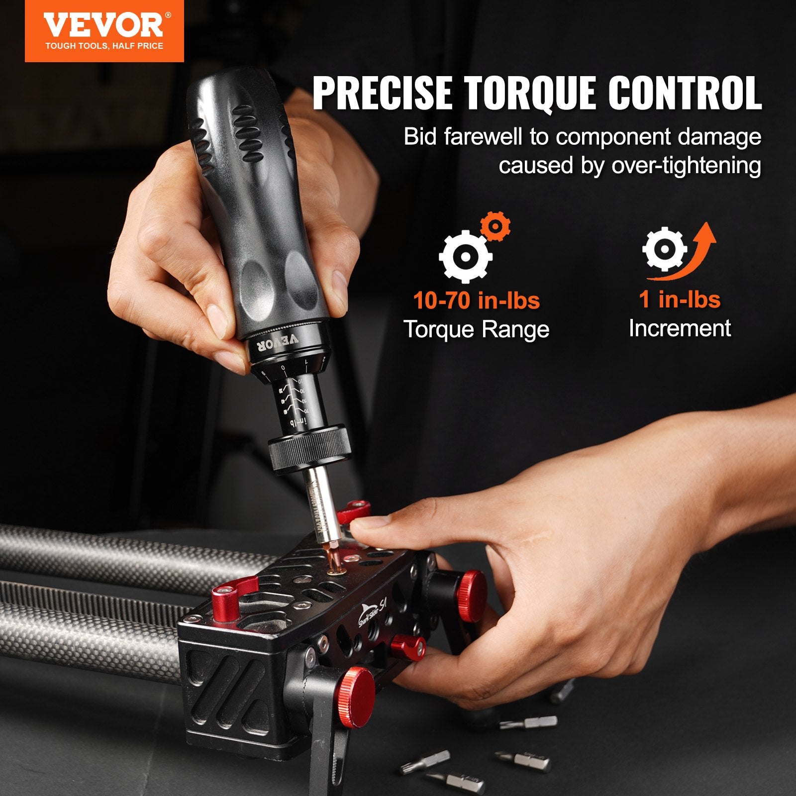 Adjustable Torque Screwdriver 1/4