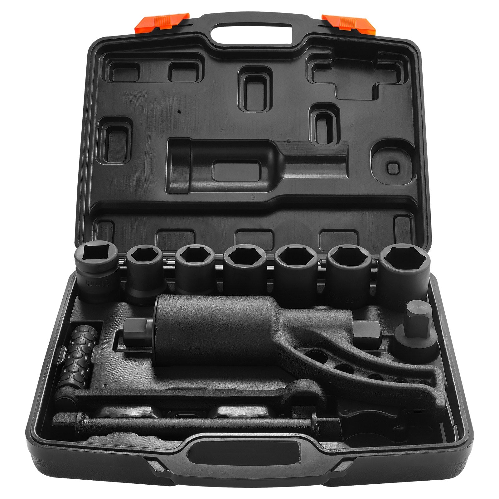 Heavy Duty Torque Multiplier Wrench Set 1" Drive, 1:64 6800N·m, 8 Sockets, Case