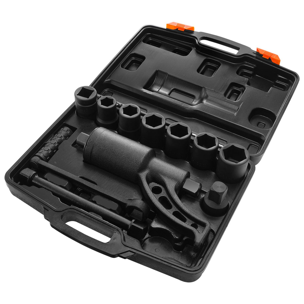 Heavy Duty Torque Multiplier Wrench Set 1" Drive, 1:58 4800N·m, 8 Sockets, Case