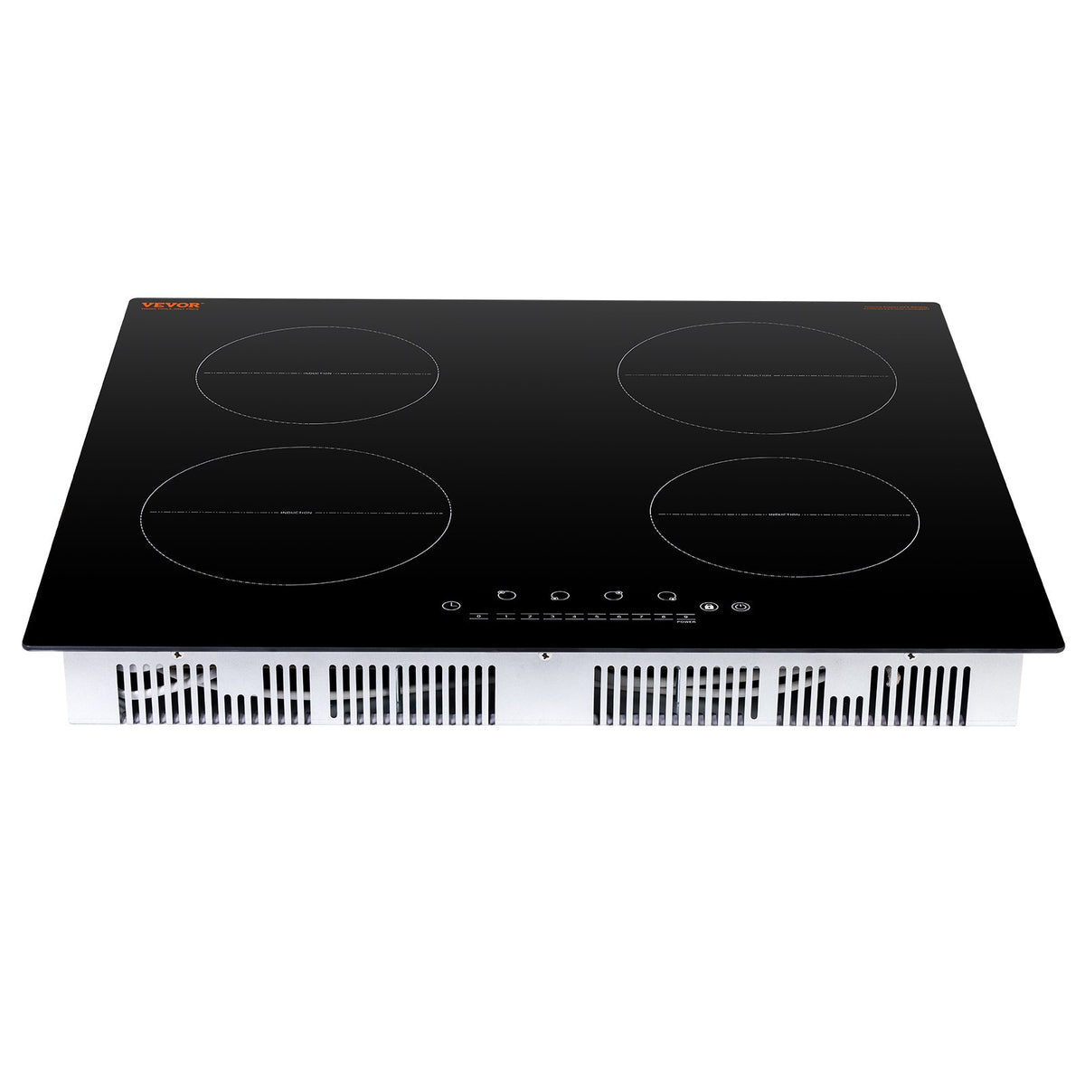 Induction Cooktop, 6000W Electric Countertop 4-Burner Touch Control Stove