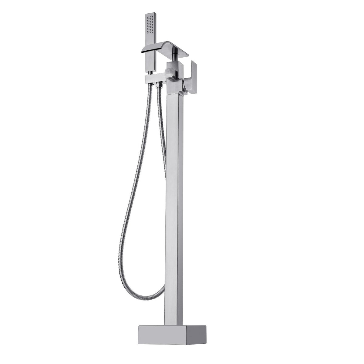 Freestanding Bathtub Faucet Floor Mount 360° Swivel Dual Mode