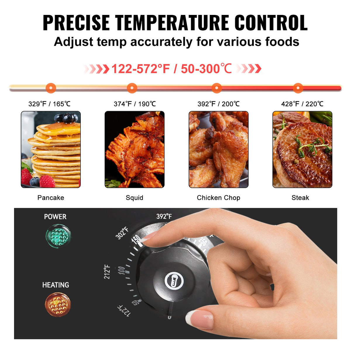 Commercial Electric Griddle 54cm 3000W Stainless Steel Teppanyaki Non-Stick