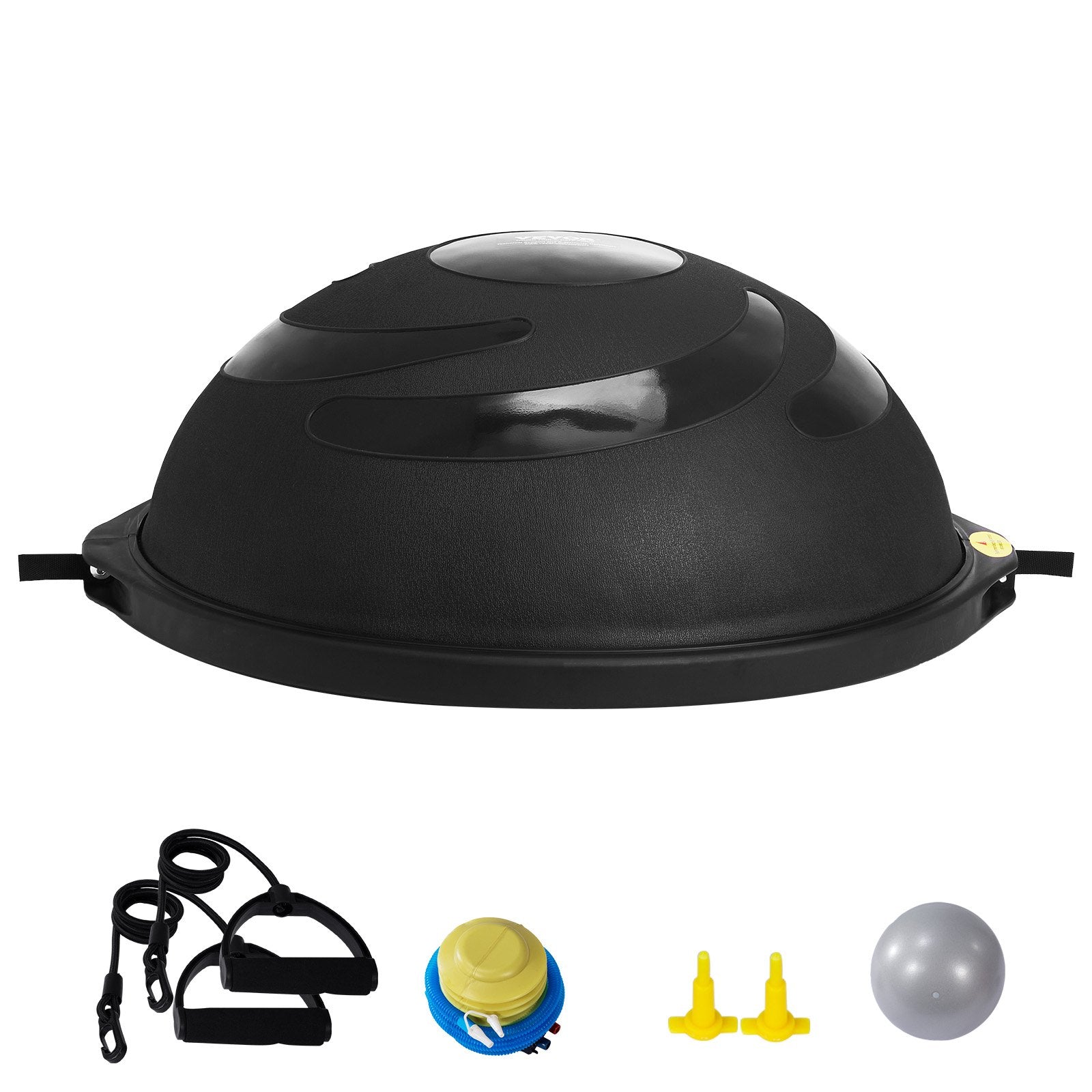 Half Balance 26in Exercise Ball Trainer Stability Ball with Bands and Pump