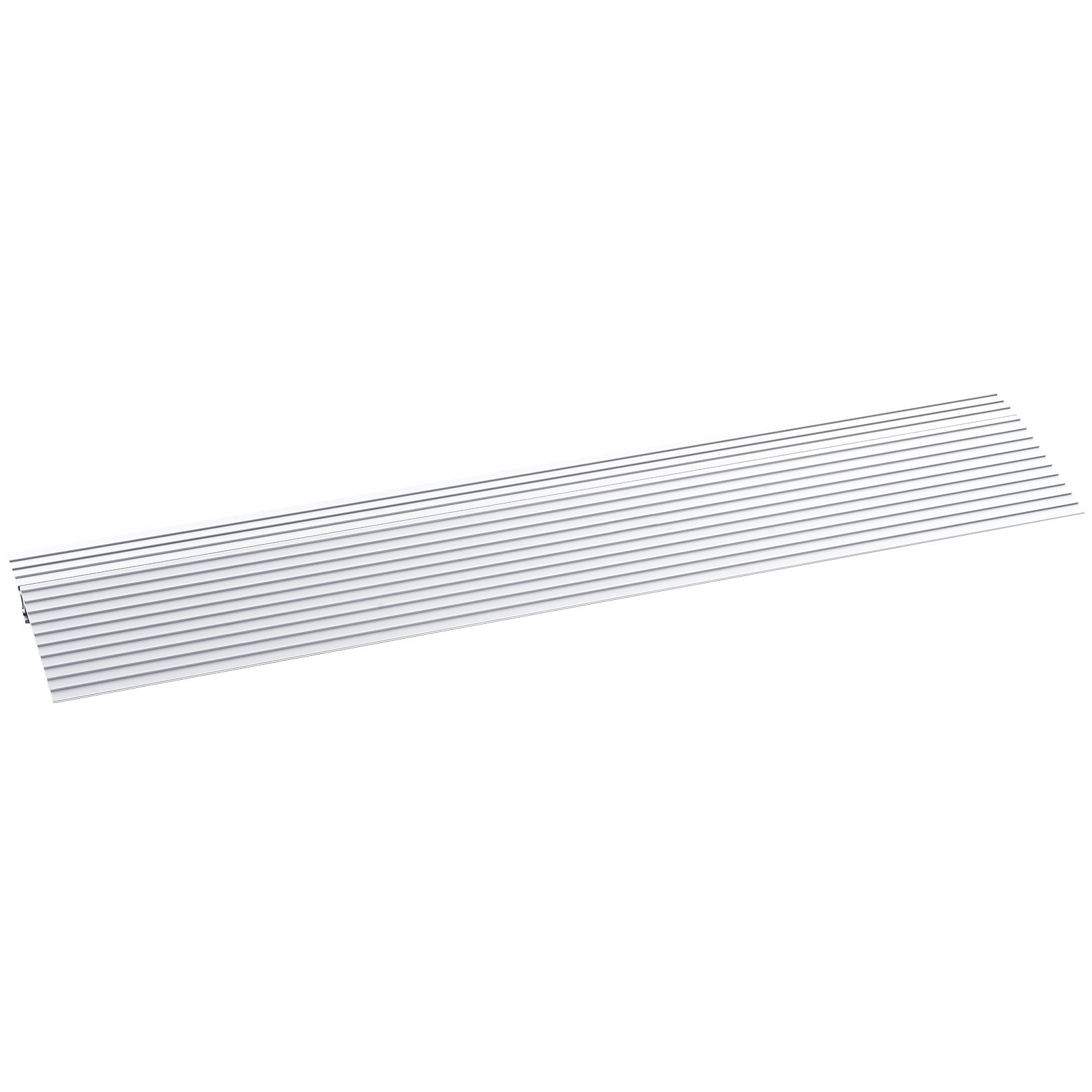1" Rise Aluminum Door Threshold Ramp 800lb Capacity for Wheelchairs