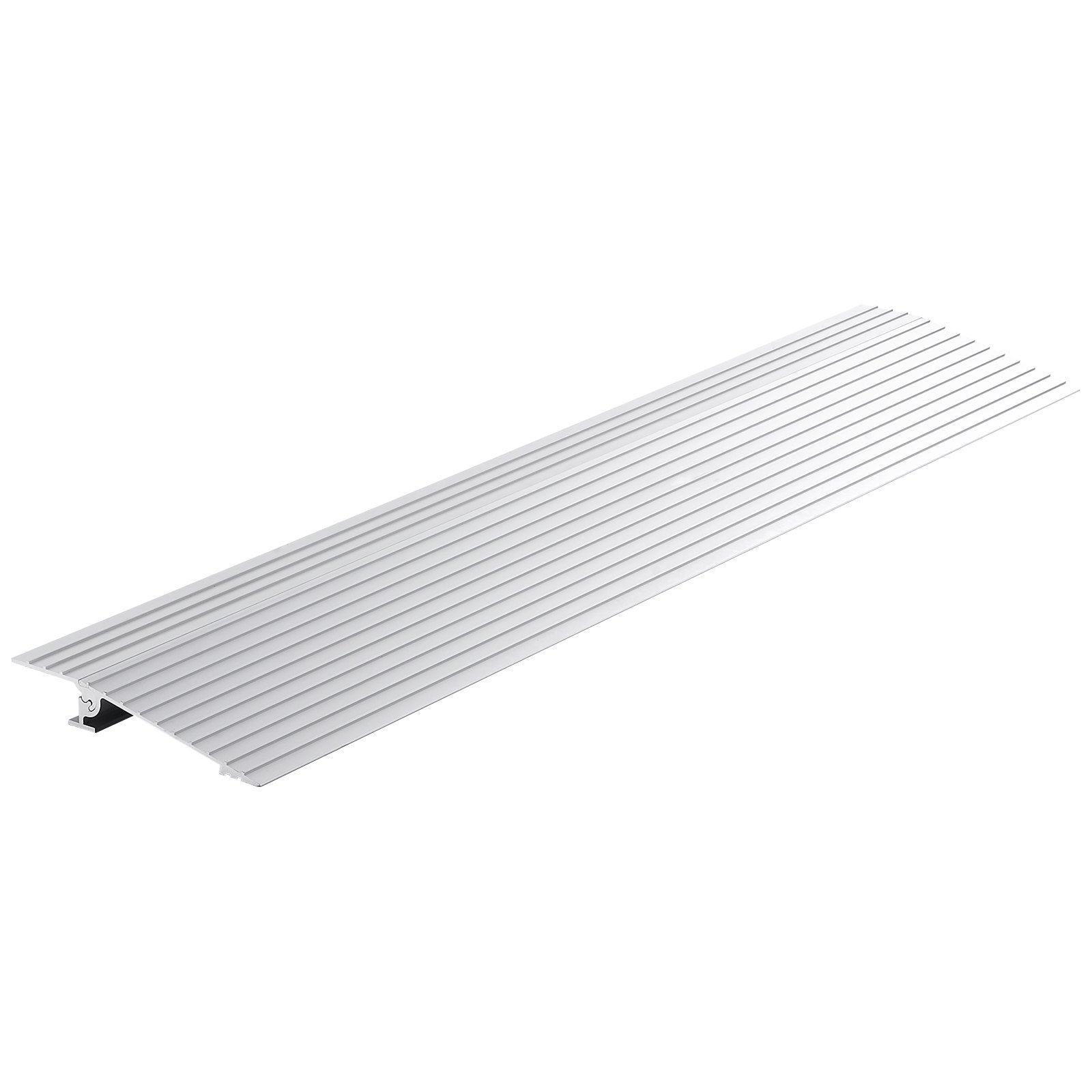 1" Rise Aluminum Door Threshold Ramp 800lb Capacity for Wheelchairs