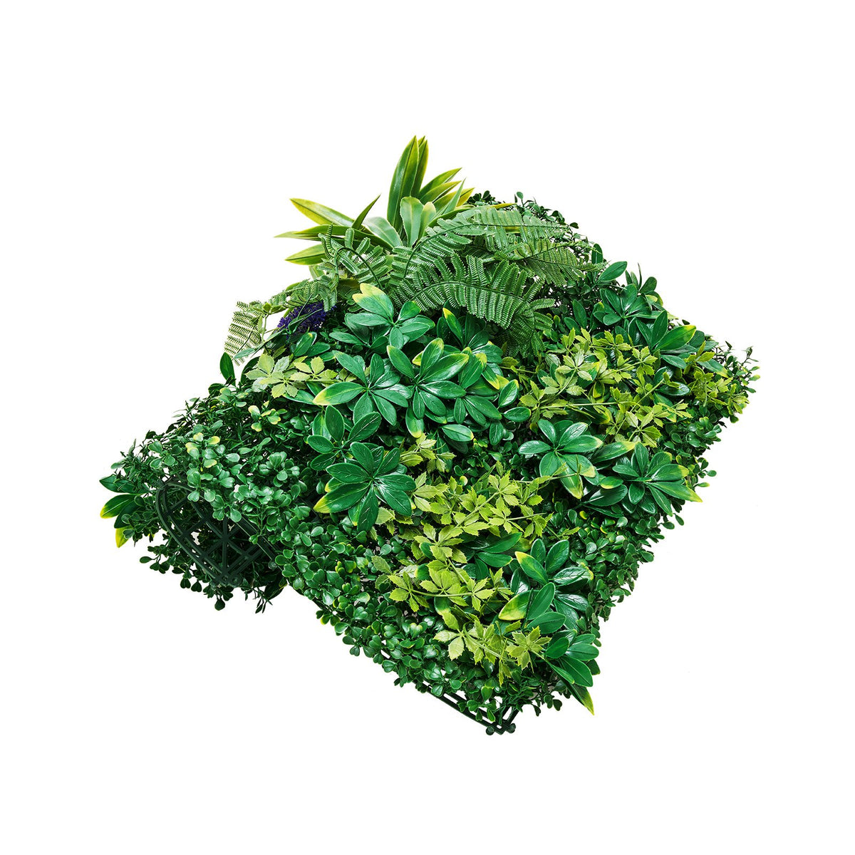 Artificial Grass Wall Panels 12-Pack 20x20" 3D Boxwood Hedge Indoor Outdoor