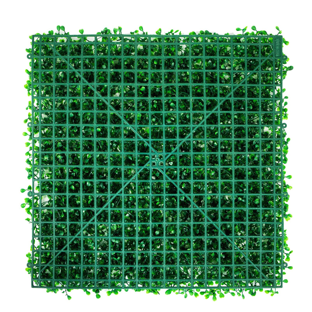 Artificial Boxwood Panels 12-Pack 10x10" Hedge Wall Mat Indoor Outdoor Garden