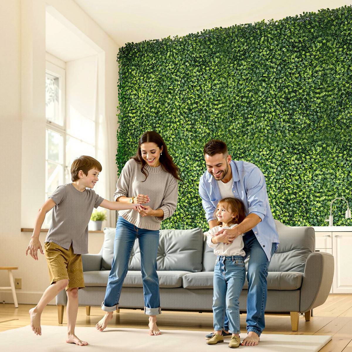 Artificial Grass Wall Panels 40x120" Milan Boxwood Hedge Panel Indoor Outdoor