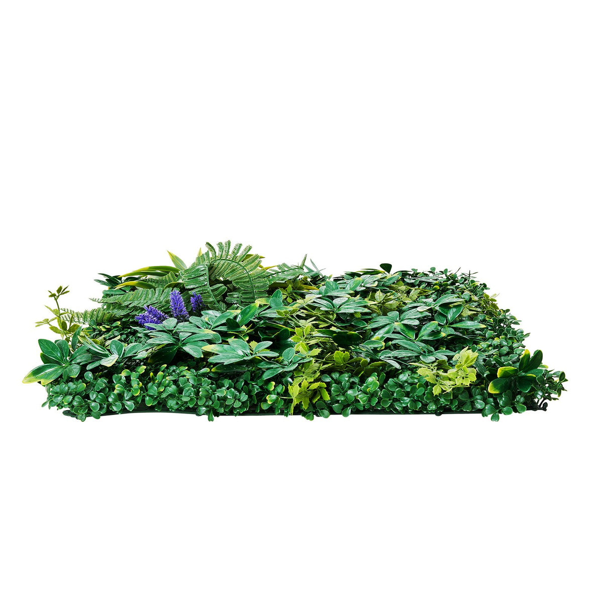 Artificial Grass Wall Panels 8-Pack 20x20" 3D Boxwood Hedge Indoor Outdoor