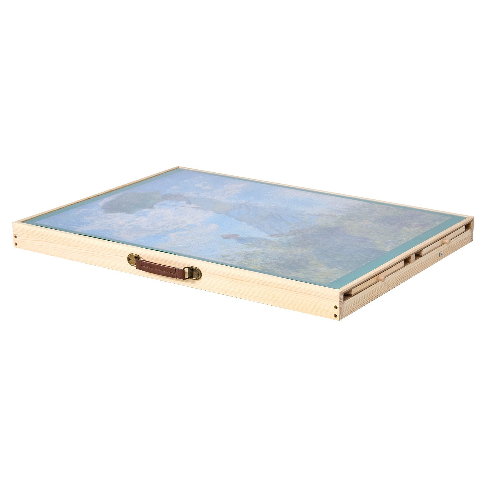 Puzzle Table Folding Legs 4 Drawers Felt Surface Jigsaw 1500pc 86x63cm
