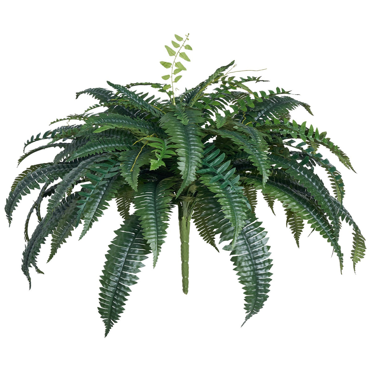 Artificial Ferns 43-47" Large Hanging Faux Boston Ferns 88 Branches Décor