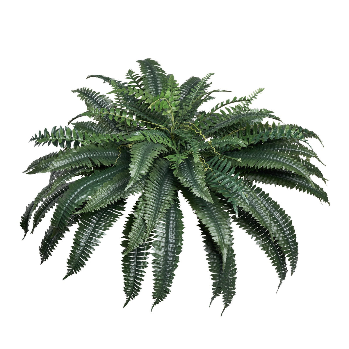 Artificial Ferns 43-47" Large Hanging Faux Boston Ferns 88 Branches Décor