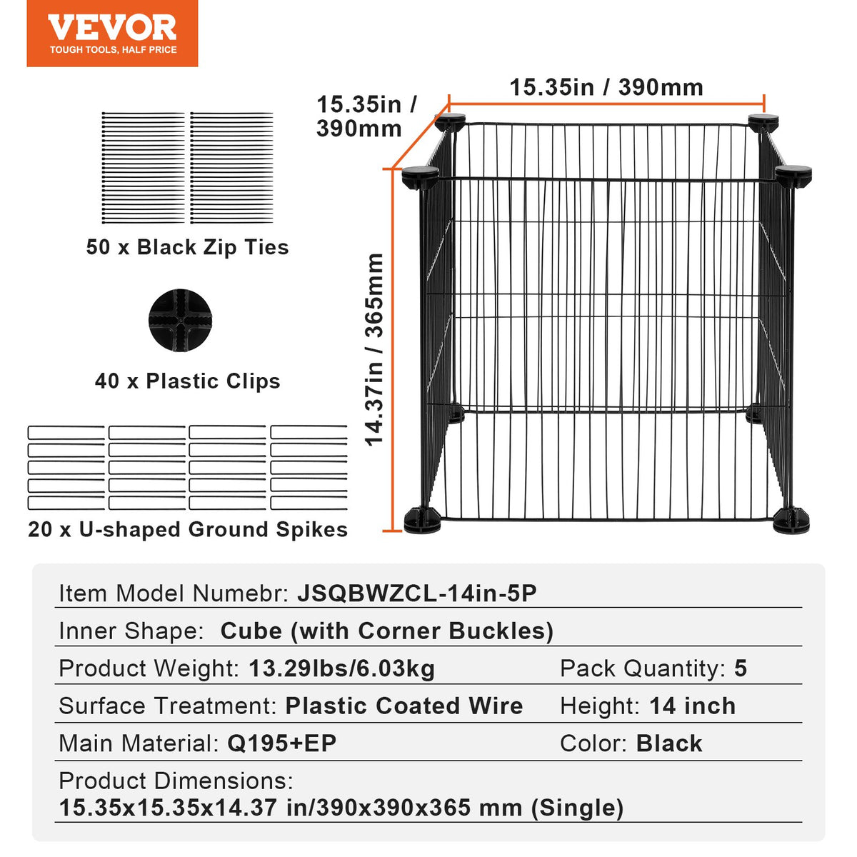5 Pack Plant Protector from Animals, 390mm Chicken Wire Plant Cages Outdoor Mesh